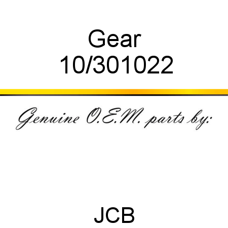Gear 10/301022