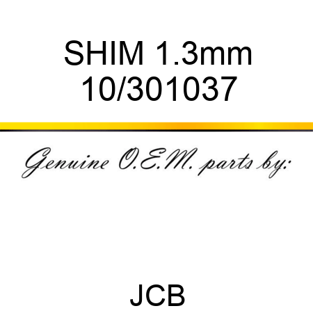 SHIM, 1.3mm 10/301037