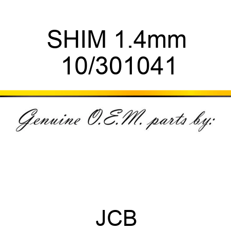SHIM, 1.4mm 10/301041