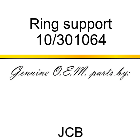 Ring support 10/301064