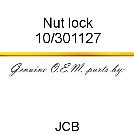 Nut, lock 10/301127