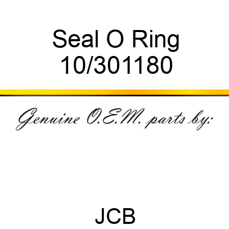 Seal O Ring 10/301180