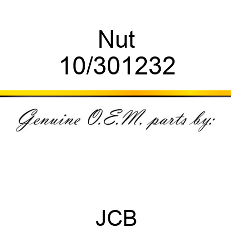 Nut 10/301232