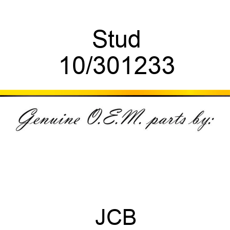 Stud 10/301233