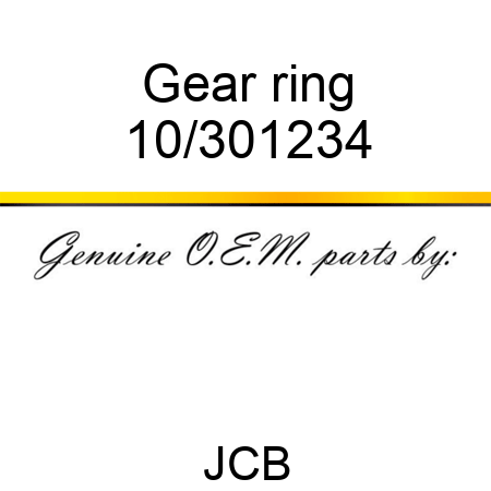 Gear ring 10/301234