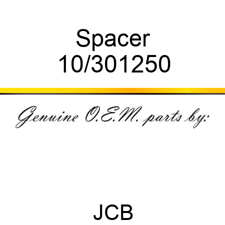 Spacer 10/301250