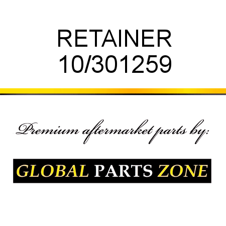 RETAINER 10/301259
