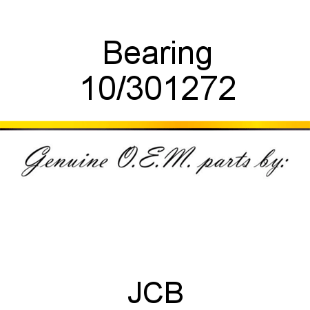 Bearing 10/301272
