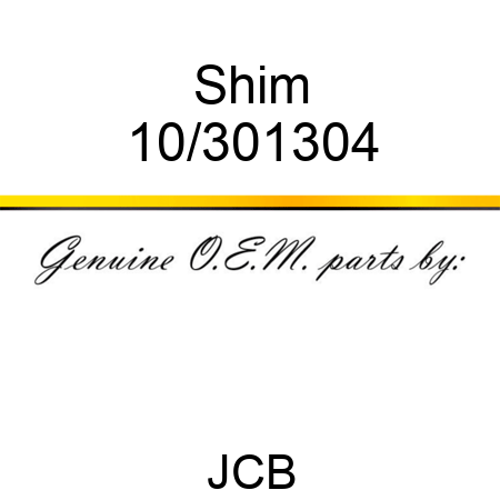 Shim 10/301304