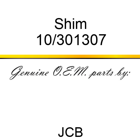 Shim 10/301307