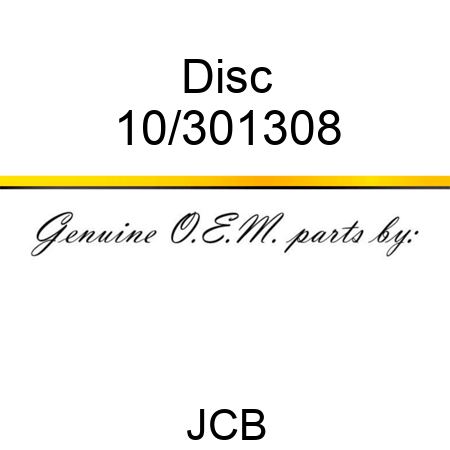 Disc 10/301308