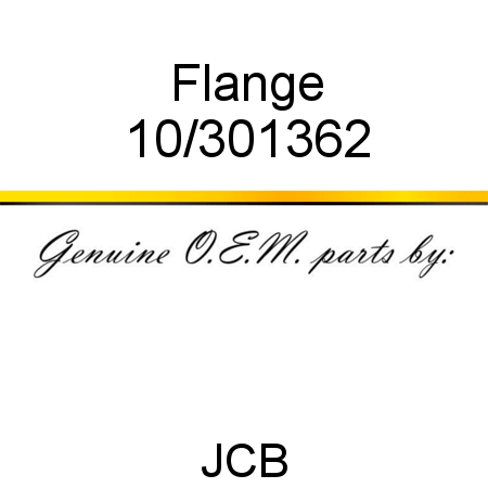 Flange 10/301362