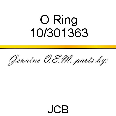 O Ring 10/301363