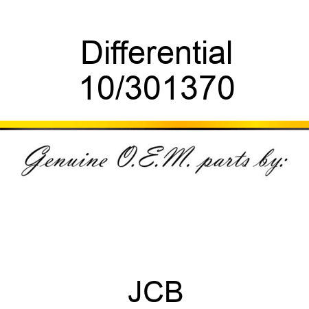 Differential 10/301370