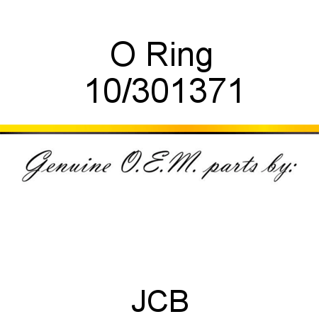 O Ring 10/301371