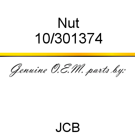 Nut 10/301374