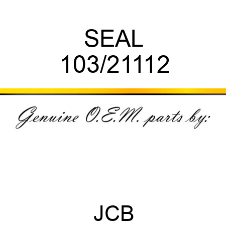 SEAL 103/21112