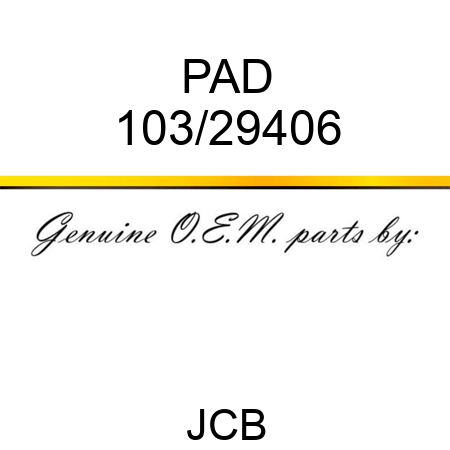 PAD 103/29406