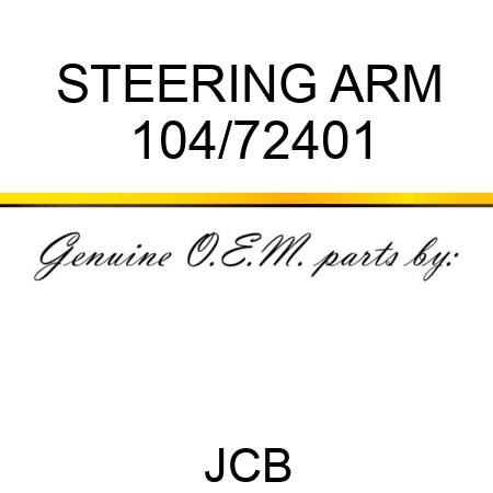 STEERING ARM 104/72401