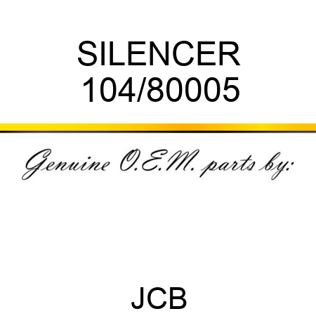 SILENCER 104/80005