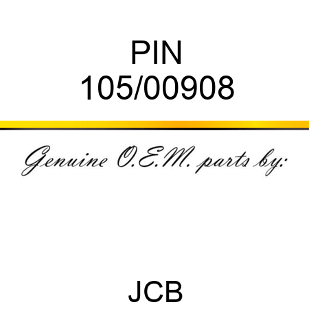 PIN 105/00908