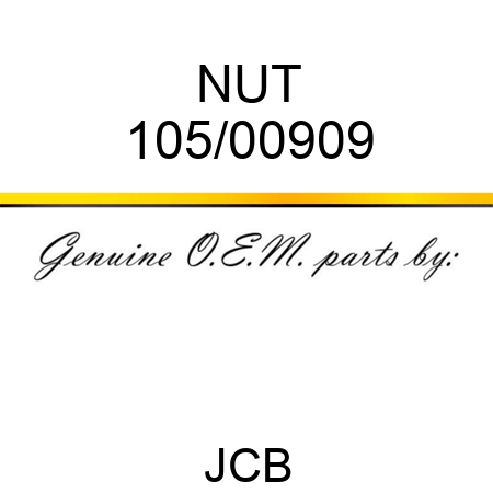 NUT 105/00909