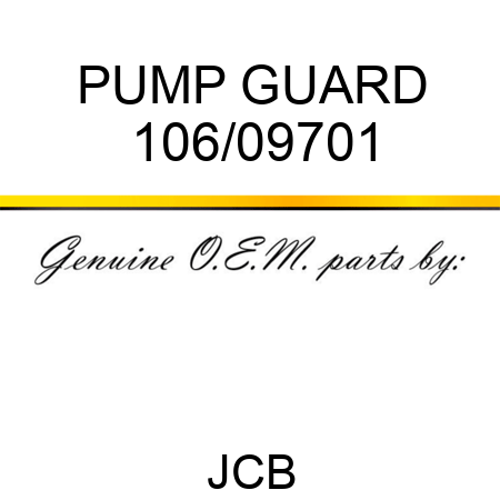 PUMP GUARD 106/09701