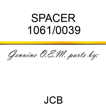 SPACER 1061/0039