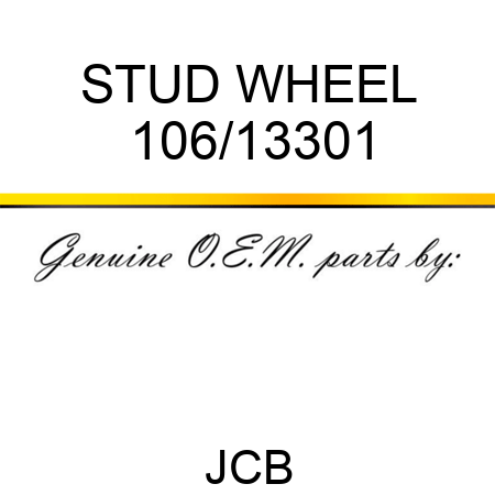 STUD WHEEL 106/13301