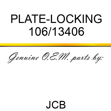 PLATE-LOCKING 106/13406