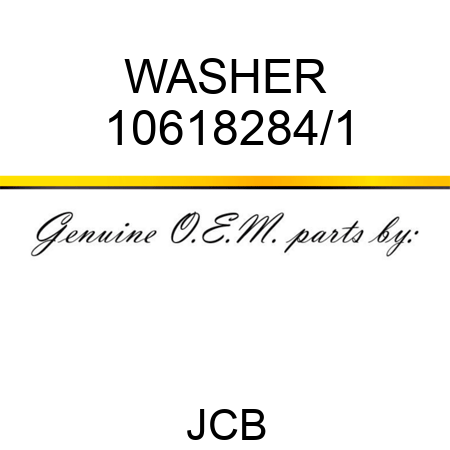WASHER 10618284/1