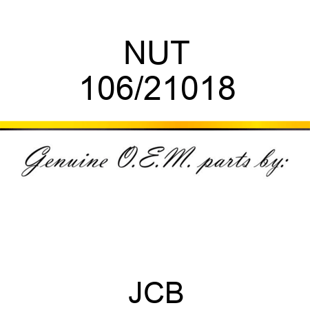 NUT 106/21018