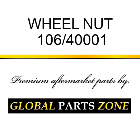 WHEEL NUT 106/40001