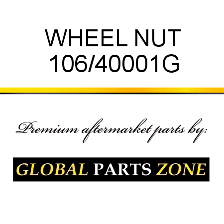 WHEEL NUT 106/40001G