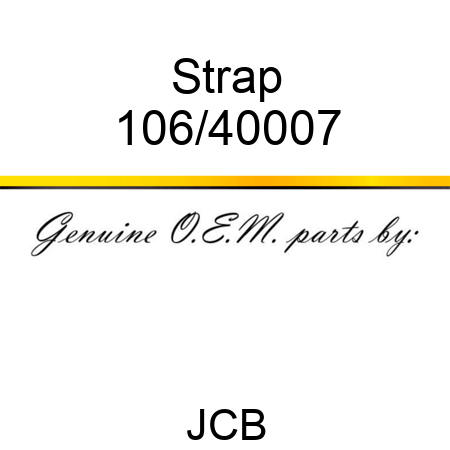 Strap 106/40007