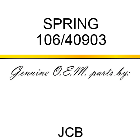 SPRING 106/40903