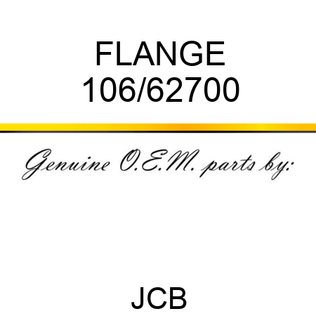 FLANGE 106/62700