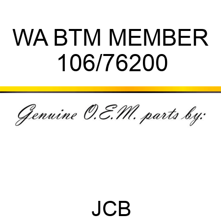 WA BTM MEMBER 106/76200