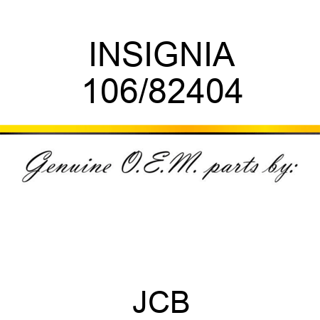 INSIGNIA 106/82404