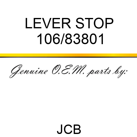 LEVER STOP 106/83801