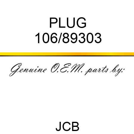 PLUG 106/89303