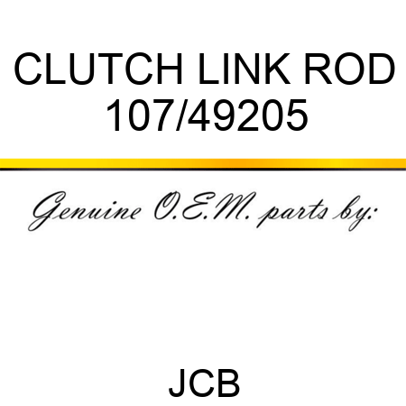 CLUTCH LINK ROD 107/49205