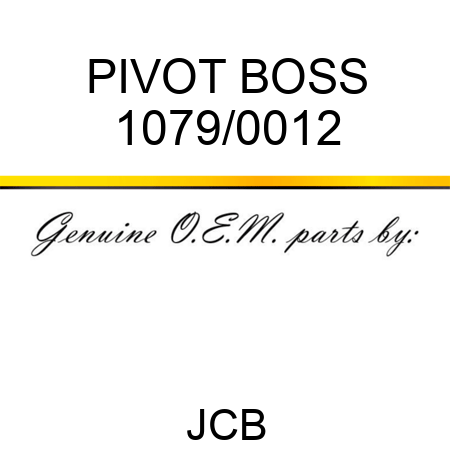 PIVOT BOSS 1079/0012