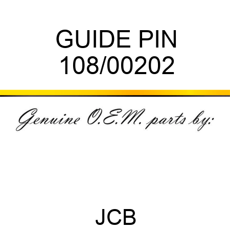 GUIDE PIN 108/00202