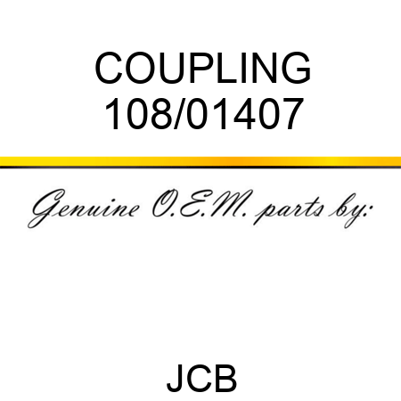 COUPLING 108/01407
