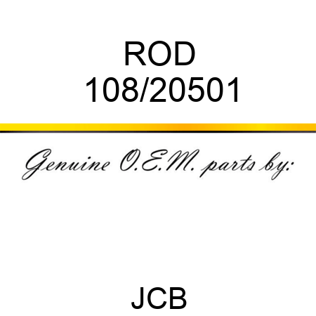 ROD 108/20501