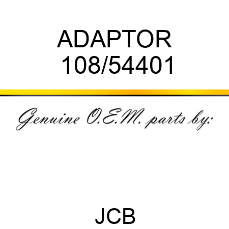 ADAPTOR 108/54401