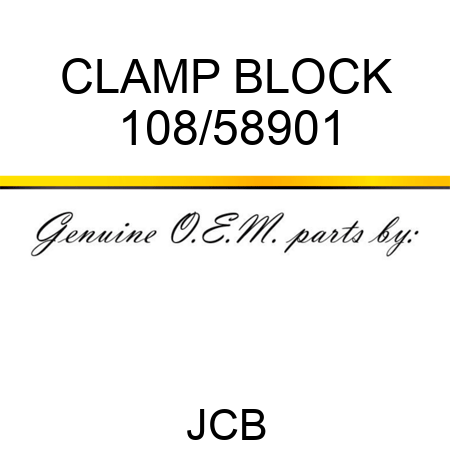 CLAMP BLOCK 108/58901