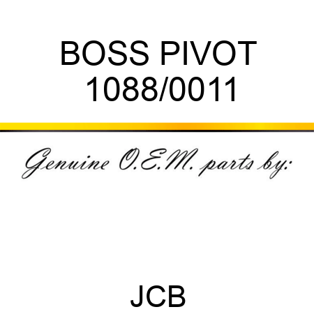BOSS PIVOT 1088/0011