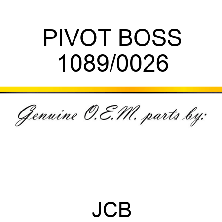 PIVOT BOSS 1089/0026